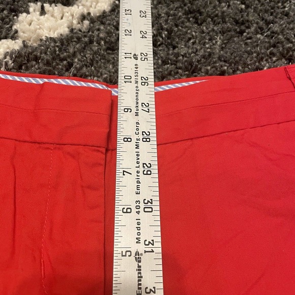 j.Crew Factory 100% Cotton Broken In Chino Red Shorts 6 - Picture 2 of 5